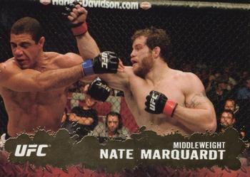 2009 Topps UFC Round 2 - Gold #70 Nate Marquardt Front