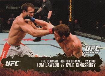 2009 Topps UFC Round 2 - Gold #113 Tom Lawlor / Kyle Kingsbury Front
