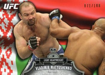 2012 Topps UFC Bloodlines - Country Flag #4 Vladimir Matyushenko Front