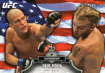 2012 Topps UFC Bloodlines - Country Flag #26 Erik Koch Front