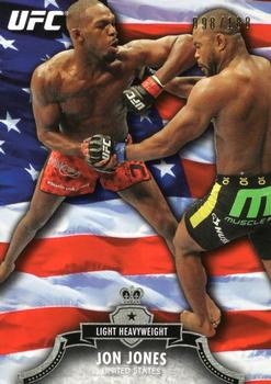 2012 Topps UFC Bloodlines - Country Flag #75 Jon Jones Front