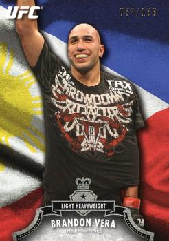 2012 Topps UFC Bloodlines - Country Flag #143 Brandon Vera Front