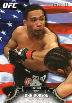 2012 Topps UFC Bloodlines - Country Flag #148 John Dodson Front