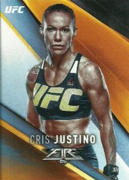 2017 Topps UFC Fire #17 Cris Justino Front
