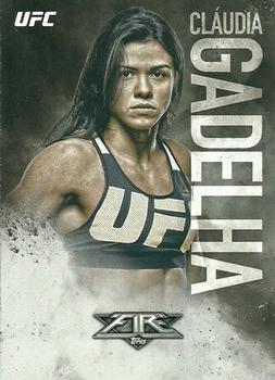 2017 Topps UFC Fire #29 Claudia Gadelha Front