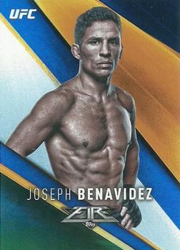 2017 Topps Fire UFC - Blue Flame #40 Joseph Benavidez Front