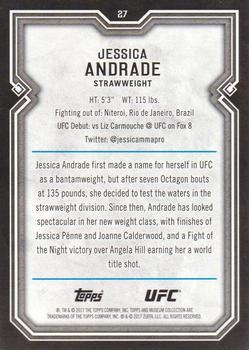 2017 Topps Museum Collection UFC - Copper #27 Jessica Andrade Back