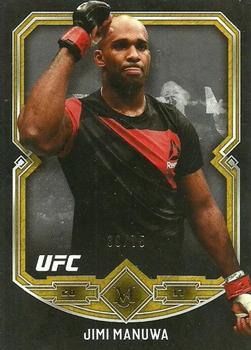 2017 Topps Museum Collection UFC - Gold #45 Jimi Manuwa Front