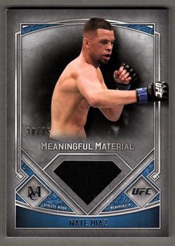 2017 Topps Museum Collection UFC - Meaningful Material Relics #MMR-ND Nate Diaz Front
