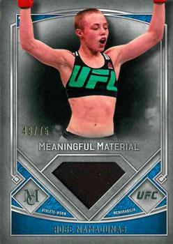 2017 Topps Museum Collection UFC - Meaningful Material Relics #MMR-RN Rose Namajunas Front