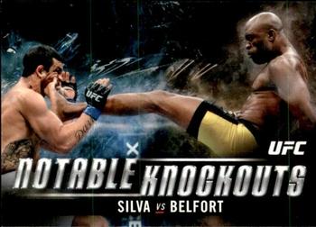 2018 Topps UFC Knockout - Notable Knockouts #NK-AS Anderson Silva Front