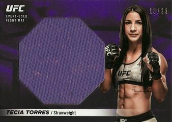 2018 Topps UFC Knockout - Fight Mat Relics Purple #FMR-TT Tecia Torres Front
