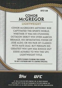 2018 Topps Chrome UFC - 2017 Tier 1 Chrome UFC Wave #UFCT-CM Conor McGregor Back