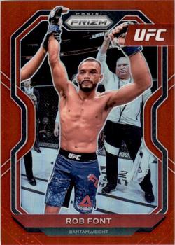 2021 Panini Prizm UFC - Red Prizms #13 Rob Font Front