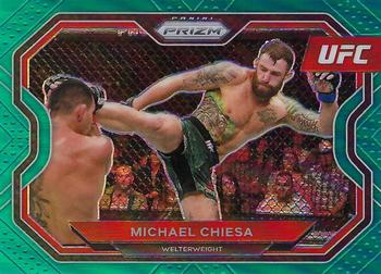 2021 Panini Prizm UFC - Teal Prizms #173 Michael Chiesa Front