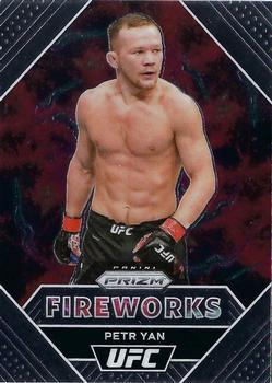2021 Panini Prizm UFC - Fireworks #3 Petr Yan Front