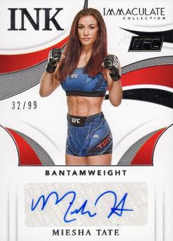 2021 Panini Immaculate Collection UFC - Immaculate Ink #II-MST Miesha Tate Front