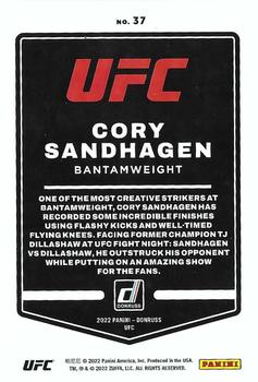 2022 Donruss UFC #37 Cory Sandhagen Back