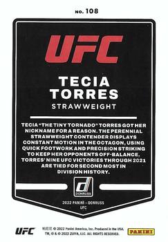 2022 Donruss UFC #108 Tecia Torres Back