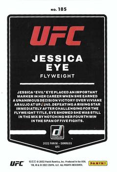 2022 Donruss UFC #185 Jessica Eye Back