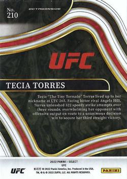 2022 Panini Select UFC #210 Tecia Torres Back