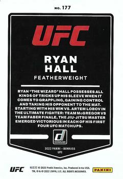 2022 Donruss UFC - Green Flood #177 Ryan Hall Back