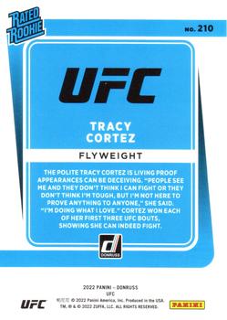 2022 Donruss UFC - Green Flood #210 Tracy Cortez Back