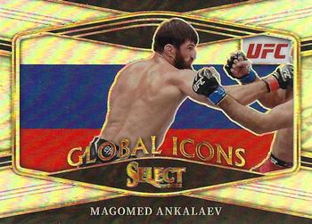 2022 Panini Select UFC - Global Icons Silver Prizms #8 Magomed Ankalaev Front