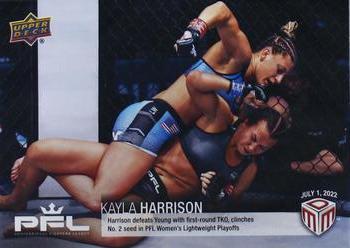 2022 Upper Deck PFL Match Dated Moments #21 Kayla Harrison Front