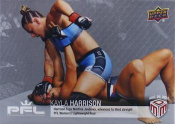2022 Upper Deck PFL Match Dated Moments - Silver #S9 Kayla Harrison Front