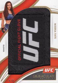 2022 Panini Immaculate Collection UFC - Jumbo Memorabilia Gloves #JM-MST Miesha Tate Front