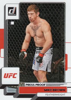 2023 Donruss UFC - Press Proof Silver #133 Mike Brown Front
