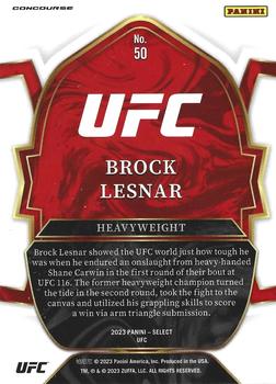 2023 Panini Select UFC #50 Brock Lesnar Back