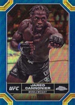 2024 Topps Chrome UFC - Blue Refractor #92 Jared Cannonier Front