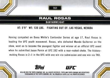 2024 Topps Chrome UFC - Purple Refractor #161 Raul Rosas Back