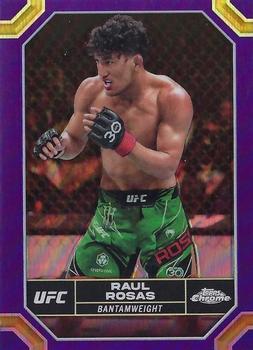 2024 Topps Chrome UFC - Purple Refractor #161 Raul Rosas Front