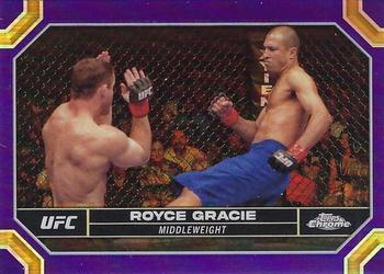 2024 Topps Chrome UFC - Purple Refractor #170 Royce Gracie Front