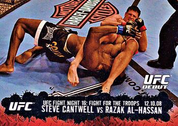 2009 Topps UFC Round 2 #109 Steve Cantwell / Razak Al-Hassan Front