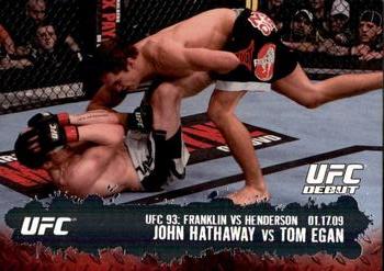 2009 Topps UFC Round 2 #121 John Hathaway / Tom Egan Front