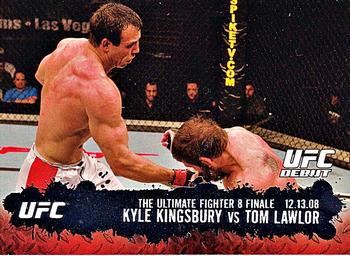 2009 Topps UFC Round 2 #139 Kyle Kingsbury / Tom Lawlor Front