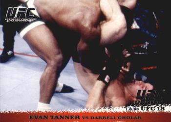 2009 Topps UFC Round 1 #7 Evan Tanner / Darrell Gholar Front