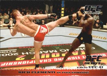 2009 Topps UFC Round 1 #13 Rich Clementi / Yves Edwards Front