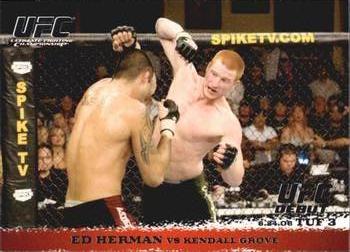 2009 Topps UFC Round 1 #44 Ed Herman / Kendall Grove Front