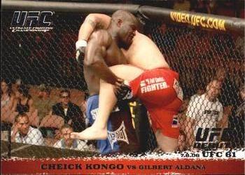 2009 Topps UFC Round 1 #47 Cheick Kongo / Gilbert Aldana Front