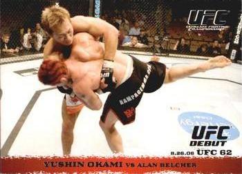 2009 Topps UFC Round 1 #50 Yushin Okami / Alan Belcher Front