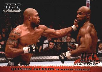 2009 Topps UFC Round 1 #58 Quinton Jackson / Marvin Eastman Front