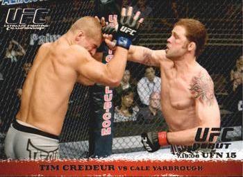 2009 Topps UFC Round 1 #89 Tim Credeur / Cale Yarbrough Front