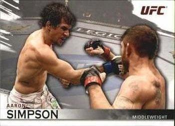 2010 Topps UFC Knockout #103 Aaron Simpson Front