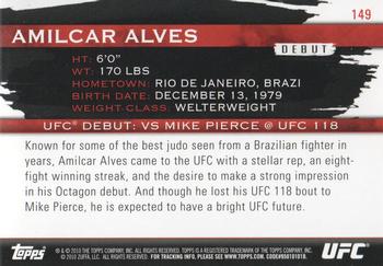 2010 Topps UFC Knockout #149 Amilcar Alves Back