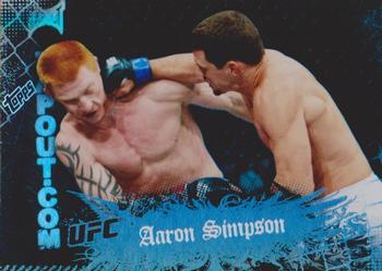 2010 Topps UFC Main Event #49 Aaron Simpson Front
